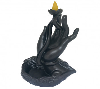 Incensario Cascata Mão - 17cm