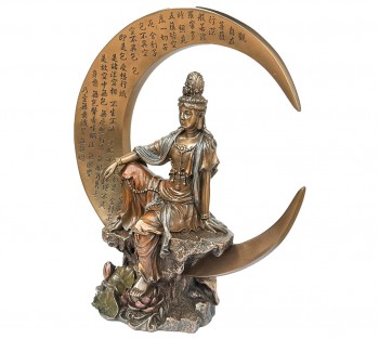 Kuanyin com Sutra - 21cm - by Veronese Design