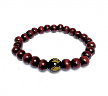 Pulseira Madeira Vinho T0.6