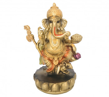 Ganesha Dourado - 20cm