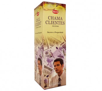 CHAMA CLIENTES - Incenso Indiano Hem