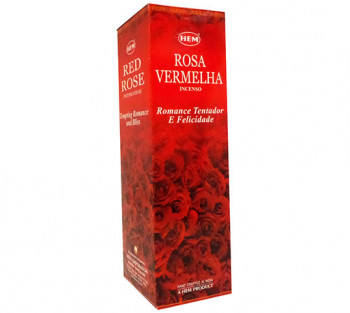 ROSA VERMELHA - Incenso Indiano Hem