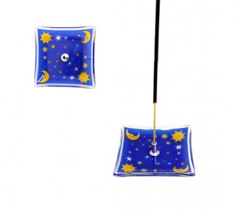  Incensário de Vidro Celestial - 7cm