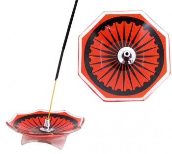 Incensario de vidro Roda da Vida - 8,5cm