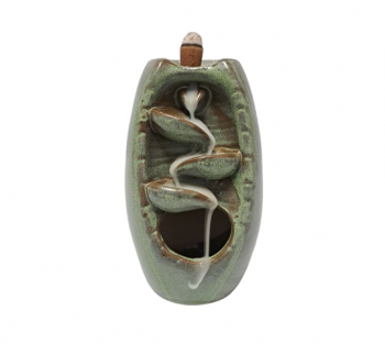 Incensario Cerâmica Cascata - 14cm
