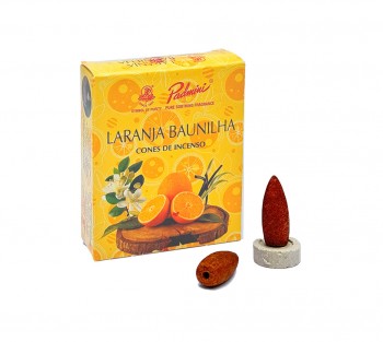 Incenso Padmini Cone Laranja Baunilha