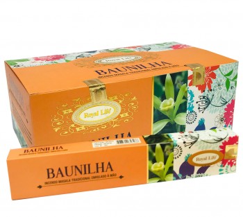 Royal Life Baunilha - Incenso Indiano de Massala (valor unit.)
