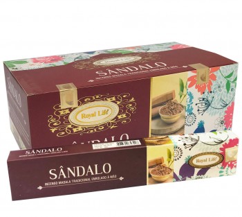 Royal Life Sândalo - Incenso Indiano de Massala (valor unit.)