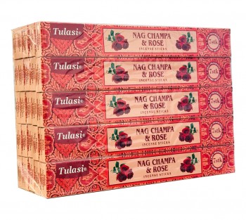 NAG CHAMPA ROSE - Incenso Indiano Massala