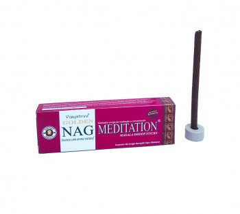 GOLDEN NAG MEDITATION - Incenso Defumador Massala