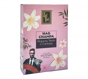 NAG CHAMPA Riqueza, Sorte e Fortuna - Incenso Indiano Zed Black