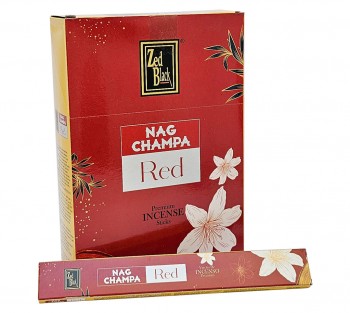  NAG CHAMPA "Red" - Incenso Indiano Zed Black