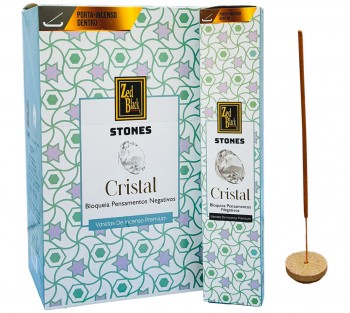 Pedras Cristal - Incenso Indiano Premium