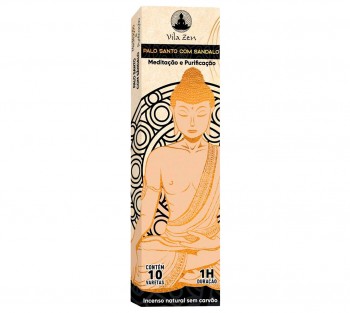 Incenso Vila Zen Palo Santo e Sândalo