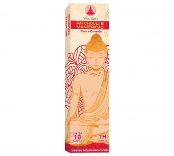 Incenso Vila Zen Patchouli e Manjericão