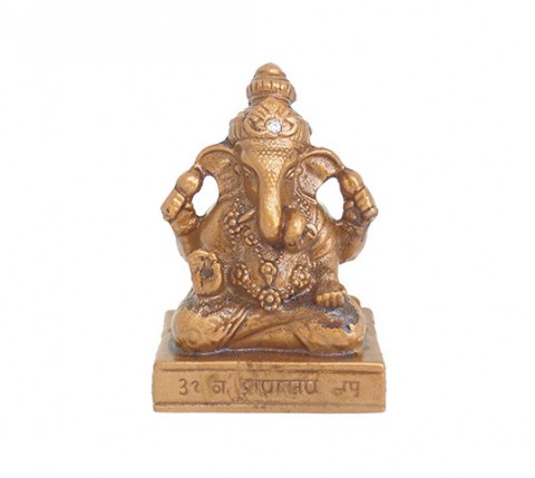 Ganesha Dourado - 7,5 cm